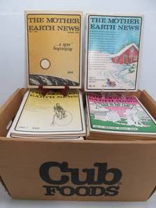 lot 18 image: Complete Run of Vintage EARTH MOTHER NEWS Magazines