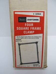 lot 88 image: Unused CRAFTSMAN Four Square Frame Clamp