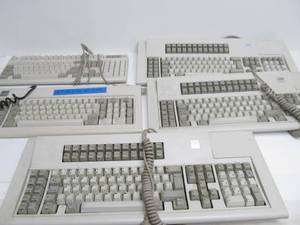 lot 95 image: Great Lot of Vintage IBM Computer Keyboards - All Clicky Keys