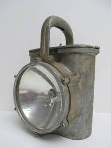 lot 101 image: Antique Circa 1920 Grether Fire Equipment Portable Electric Lantern