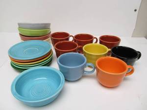 lot 104 image: Group of Assorted FIESTA Dishware