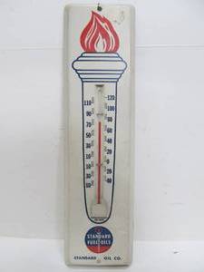 lot 107 image: Vintage 1950s era STANDARD OIL Advertising Thermometer