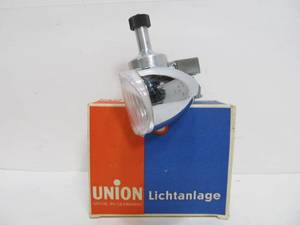 lot 111 image: NOS Vintage German UNION Bicycle Generator Headlight or Tail Light