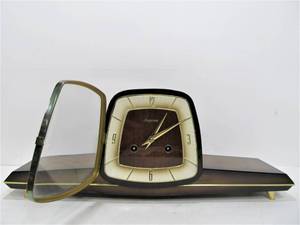 lot 127 image: Great Looking Mid Century DUGENA German Mantel Clock