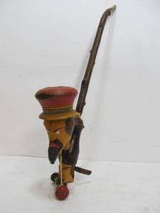 lot 150 image: Large Vintage Carved Smoking Pipe