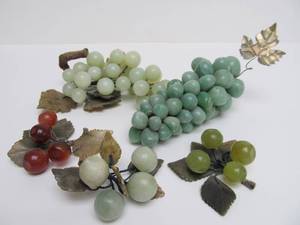 lot 246 image: Group of Genuine Stone Grape Clusters