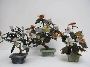 lot 249 image: Group of Genuine Stone Trees