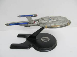 lot 122 image: STAR TREK Fine Pewter Enterprise NX-01 by Franklin Mint