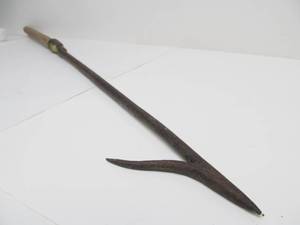 lot 162 image: Early Antique Iron Harpoon