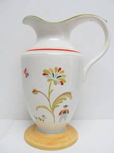 lot 169 image: Large Signed WATERFORD Formosa Pitcher