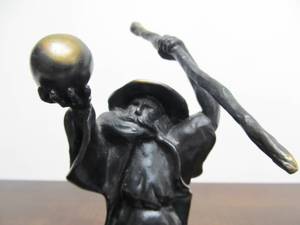 lot 177 image: Very Cool Signed & Numbered Bronze Wizard Sculpture