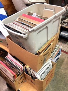 lot 367 image: HUGE Estate Lot of Vintage Vinyl Records