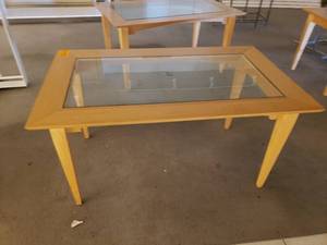 Glass Top Display Table