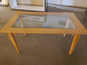 Glass Top Display Table