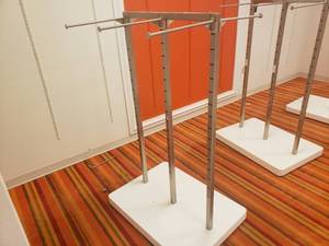 Rolling Carters Display Stand