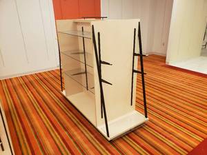 Display Stand with Glass Shelves