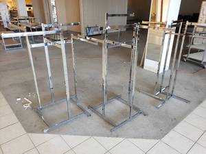 3 Adjustable Clothing Displays