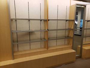 Metal Framed Plate Glass Shelves