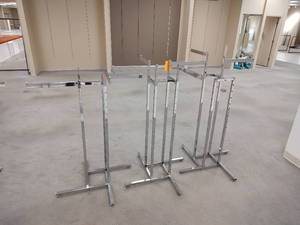 3 Clothing Display Racks