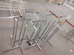 3 Clothing Display Racks