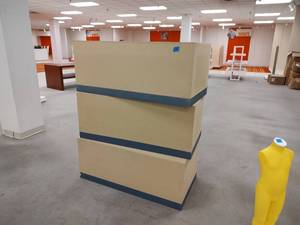 3 Large Wooden Display Boxes