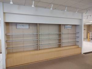 Metal Framed Plate Glass Shelves