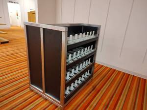 Spring Loaded Display Stand