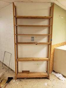 Wooden Shelving Unit