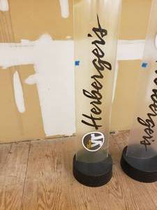 Single Standing Advertising Display