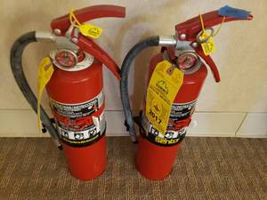2 Fire Extinguishers
