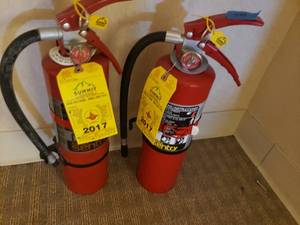 2 Fire Extinguishers