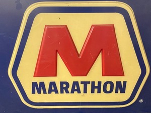 Marathon Molded Dimensional Plastic Sign