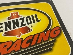 Pennzoil Racing Metal Sign