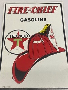 Fire Chief Texco Sign (Reproduction)