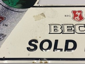 Becks Beer Metal Sign
