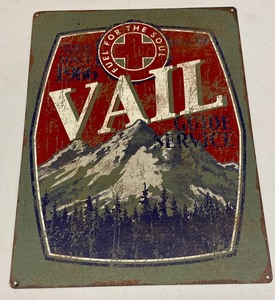 Vail Metal Sign