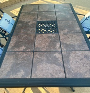 Nice Patio Table and Four Chairs
