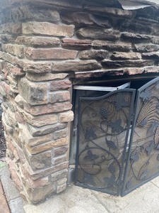 Outdoor Freestanding Wood Burning Fireplace