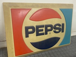 Molded Plastic Pepsi Sign