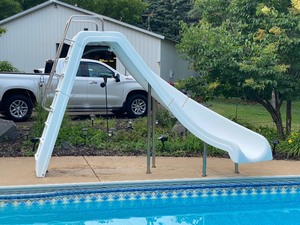 Poolside Waterslide