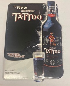Captain Morgan Tattoo Metal Sign