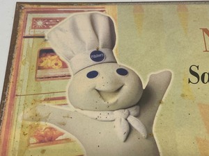 Metal Pillsbury Sign
