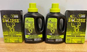 lot 12 image: Lot of Mossy Oak Scent Killer Laundry Detergent and Dryer Sheets