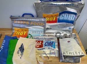 lot 87 image: Large Lot of Insulated and Reusable Shopping Bags