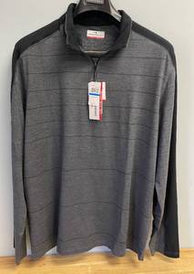 lot 22 image: Grand Slam Classic-Fit Lux Touch Quarter-Zip Golf Pullover Mens XL Shirt