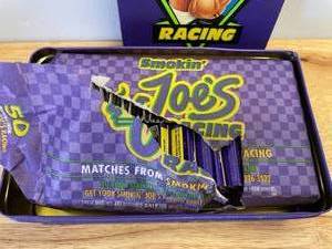 lot 36 image: Vintage Smokin Joes Camel Matchbooks with Collectors Tin