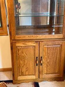 Wood and Glass Cabinet