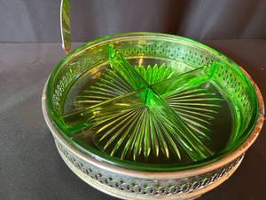 Green Depression Glass