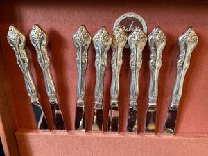 Silver Service Set with Case
