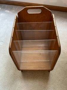 Wood Magazine Rack